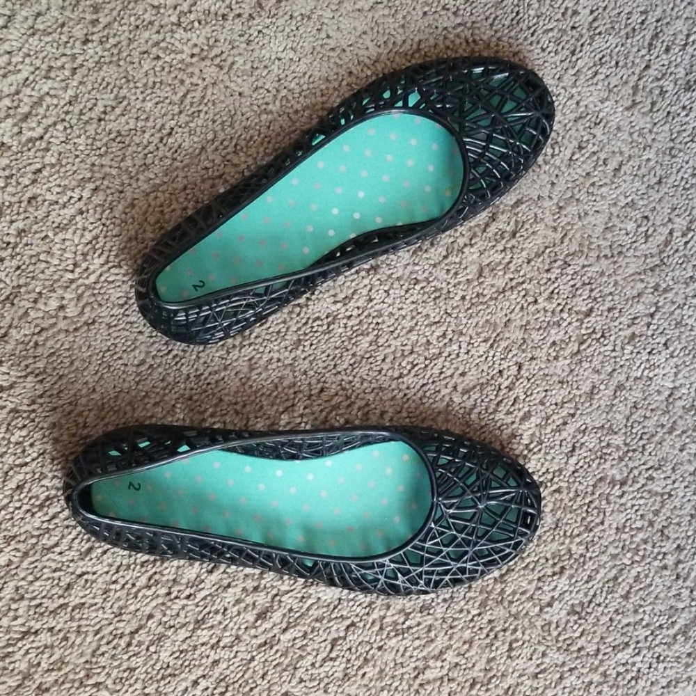 Jelly shoes, black